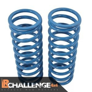 HD Rear Coil Springs Pair heavy duty Bearmach +40mm 510lb Land Rover Defender 110 130