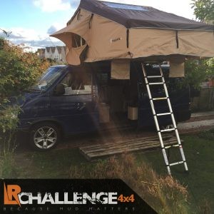 Extra Large 4 Man Roof Tent 75mm Mattress Ladder Mounting bars fit any Car / van / 4×4