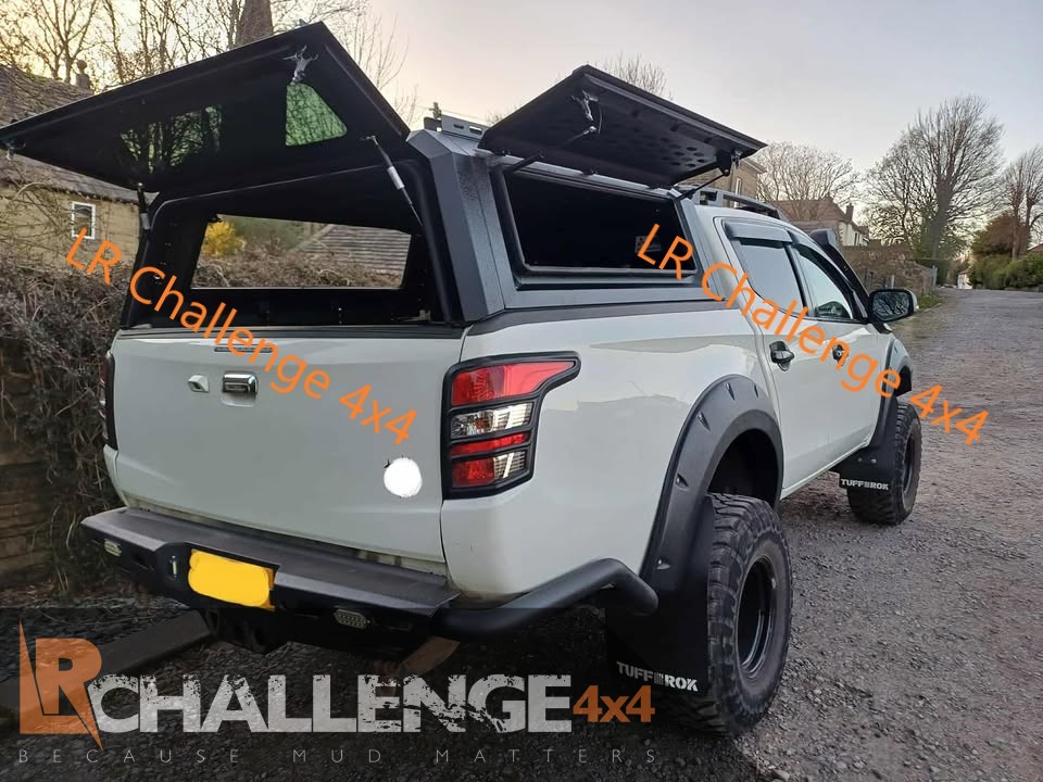 Heavy duty rear canopy hardtop to fit L200 5 & 6 series 2015 – 2024 will also fit Fiat Full Back