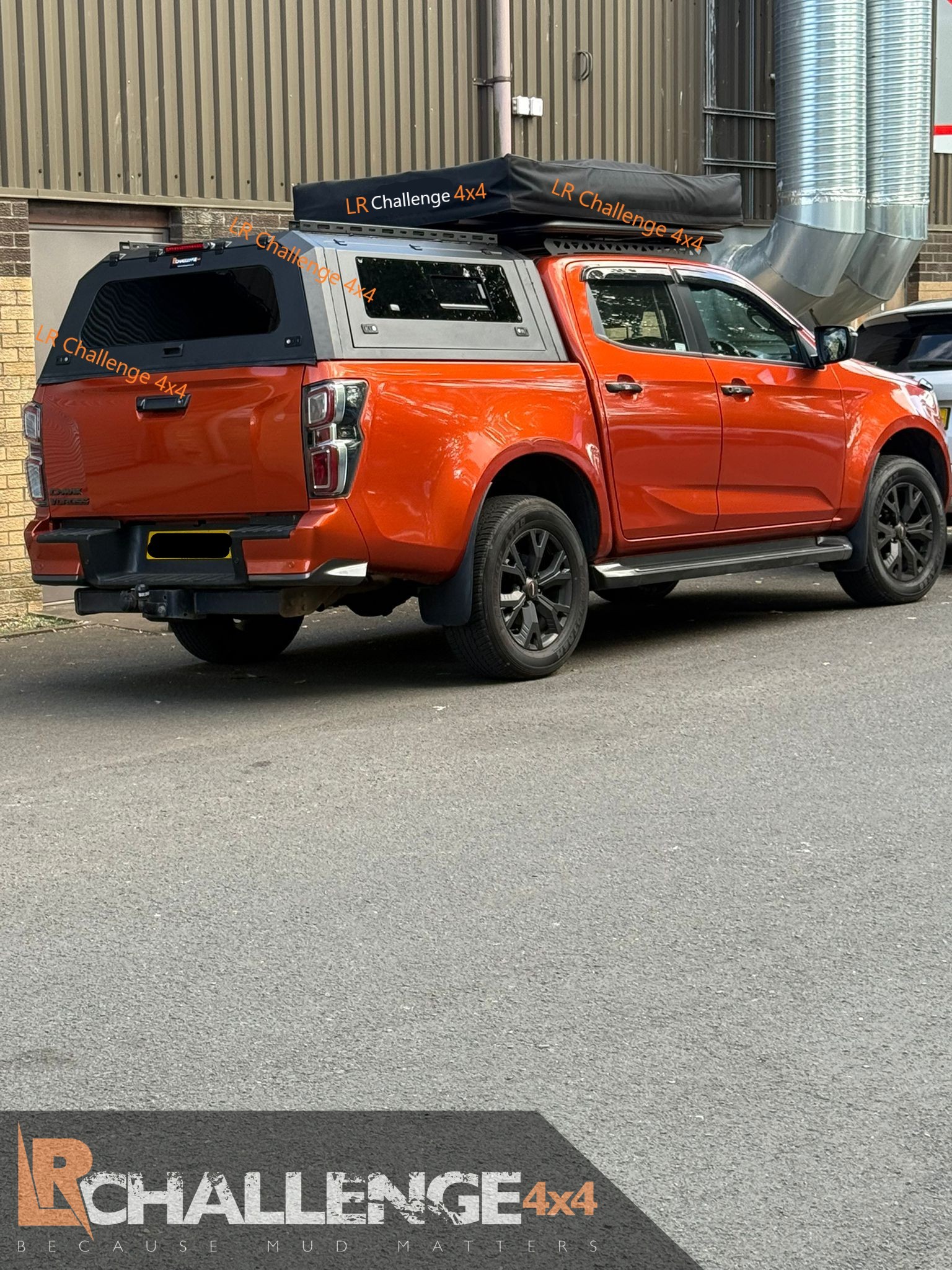 Heavy duty rear canopy hardtop to fit Isuzu Dmax D max 2012 – 2025 With Glass sides and rear door