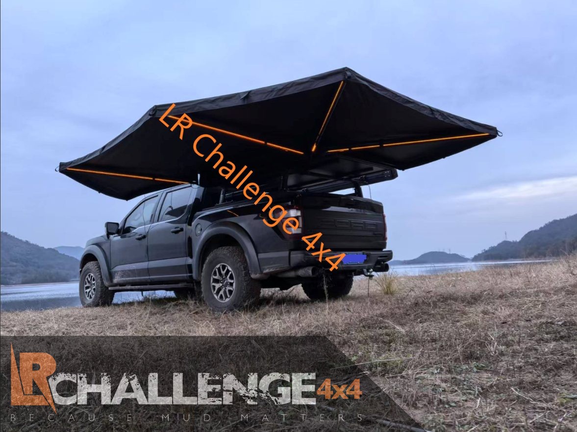 2.5m 360 degree Pull out awning with led lighting will fit 4×4 pickup canopy and van