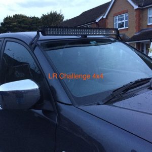 LED Custom Light Bar mounting brackets for 42″ Curved to fit L200 Triton