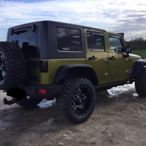 2007-2017 Jeep Wrangler JK Wheel Arches Flares Fenders Tubular Look Extended Style